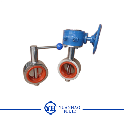 衛生級渦輪蝶閥  Sanitary turbine butterfly valve